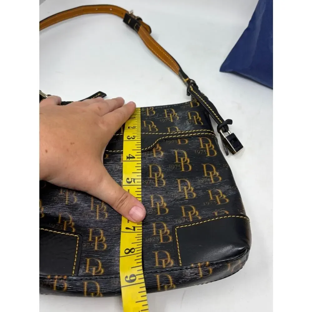 Dooney & Bourke 1975 Signature Letter Carrier Shoulder Bag